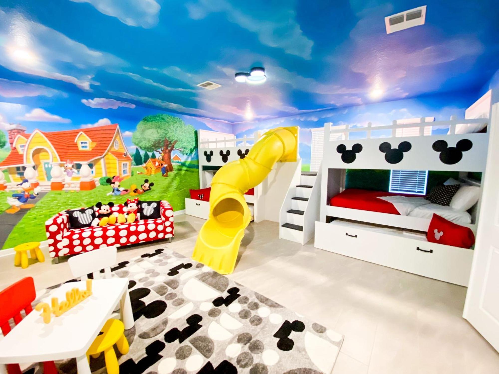 Magical Family Vacation Home Near Disney World At Storey Lake, Star Wars Gameroom, Pool, Theater, Mickey Slide, Sleeps Up To 28 Kissimmee Exterior photo